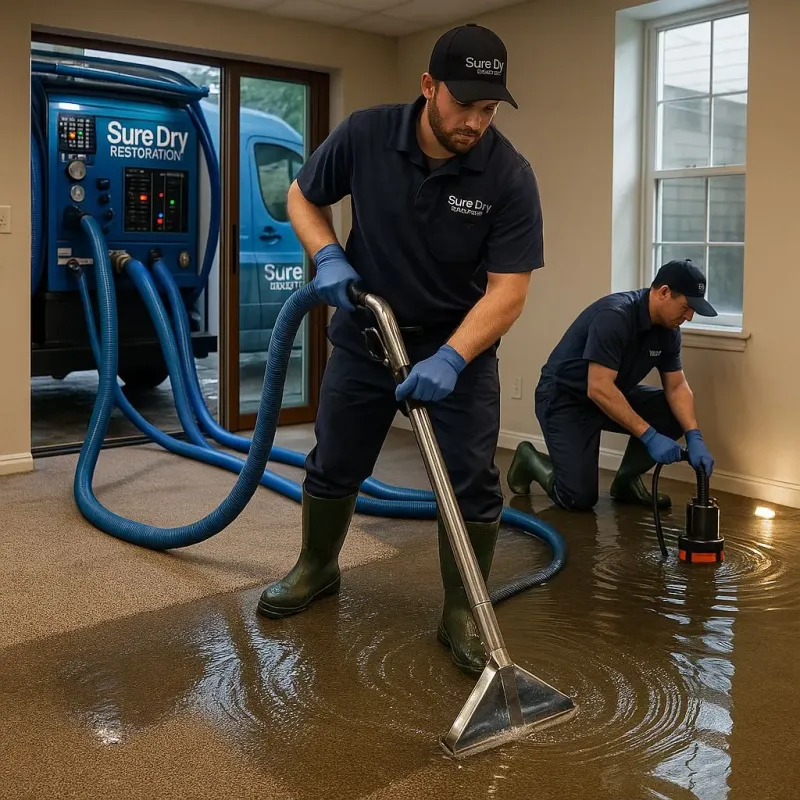 Water Extraction and Removal process in New Berlinville, PA